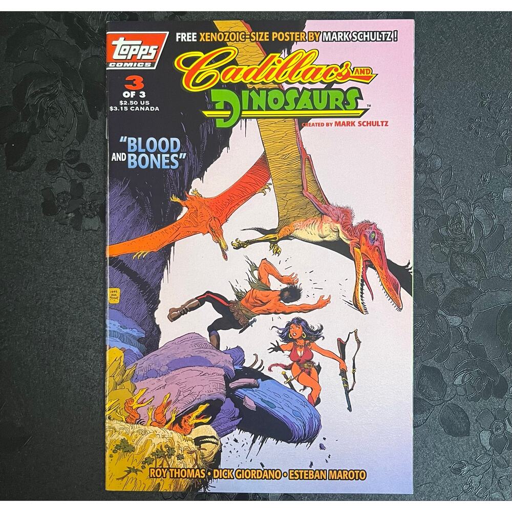 Cadillac and Dinasours # 3 of 3 1994 Topps Comics